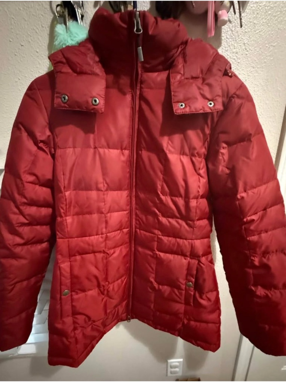 Eddie Bauer Red Goose Down Jacket